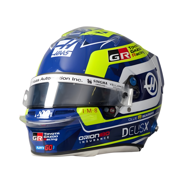 Oliver Bearman helmet