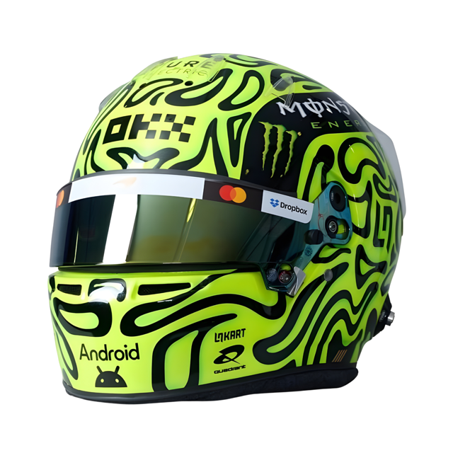 Lando Norris helmet