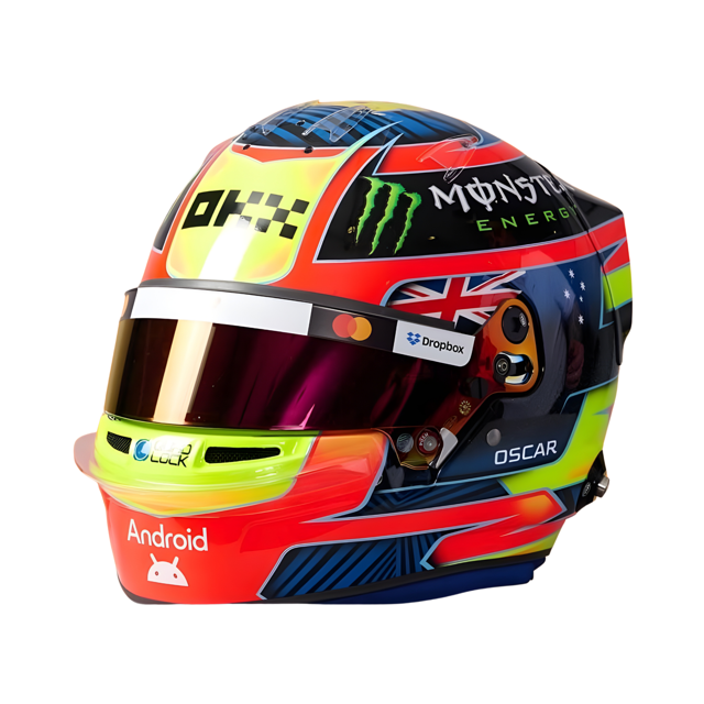 Oscar Piastri helmet
