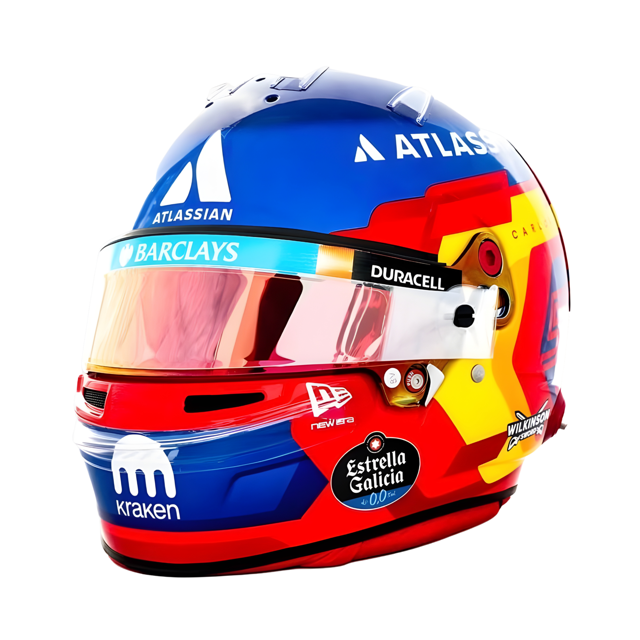Carlos Sainz helmet